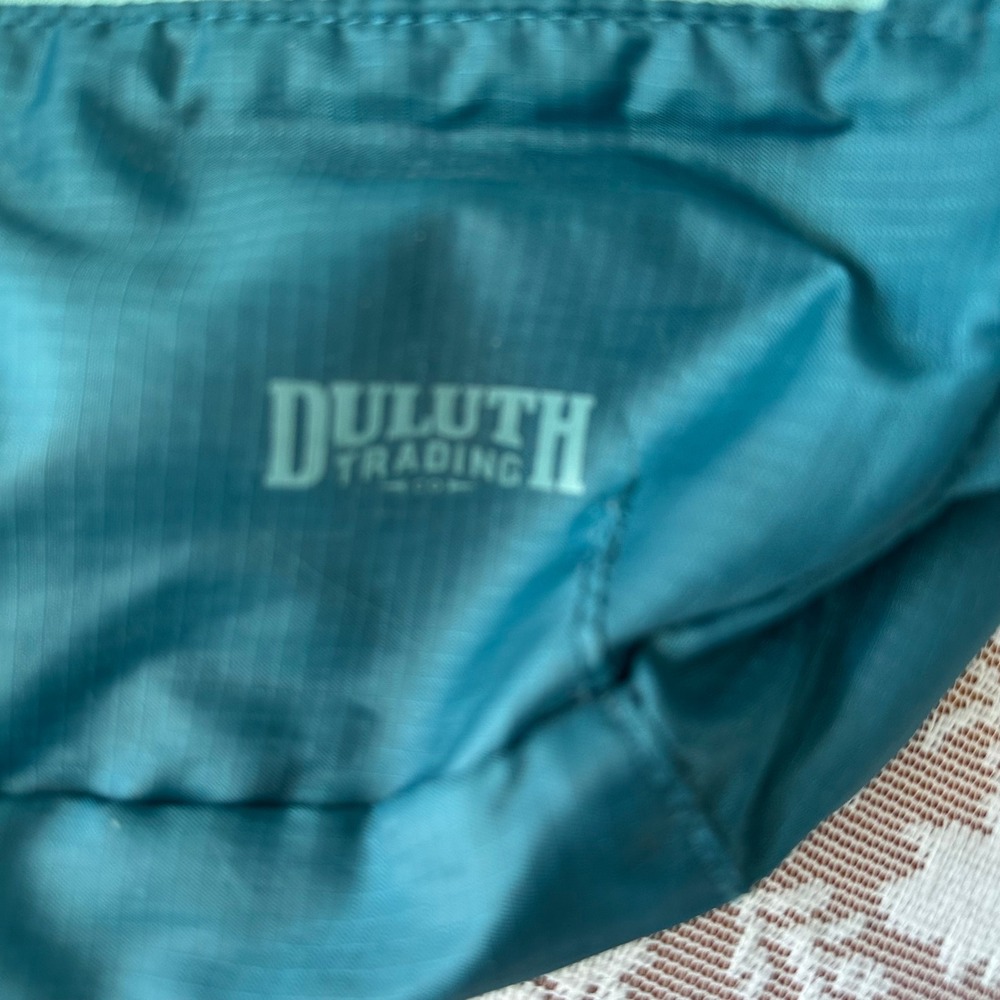Duluth Trading Co Fanny Pack Unisex OS Teal Excellent Ripstop Nylon Waist Bag - Picture 2 of 4